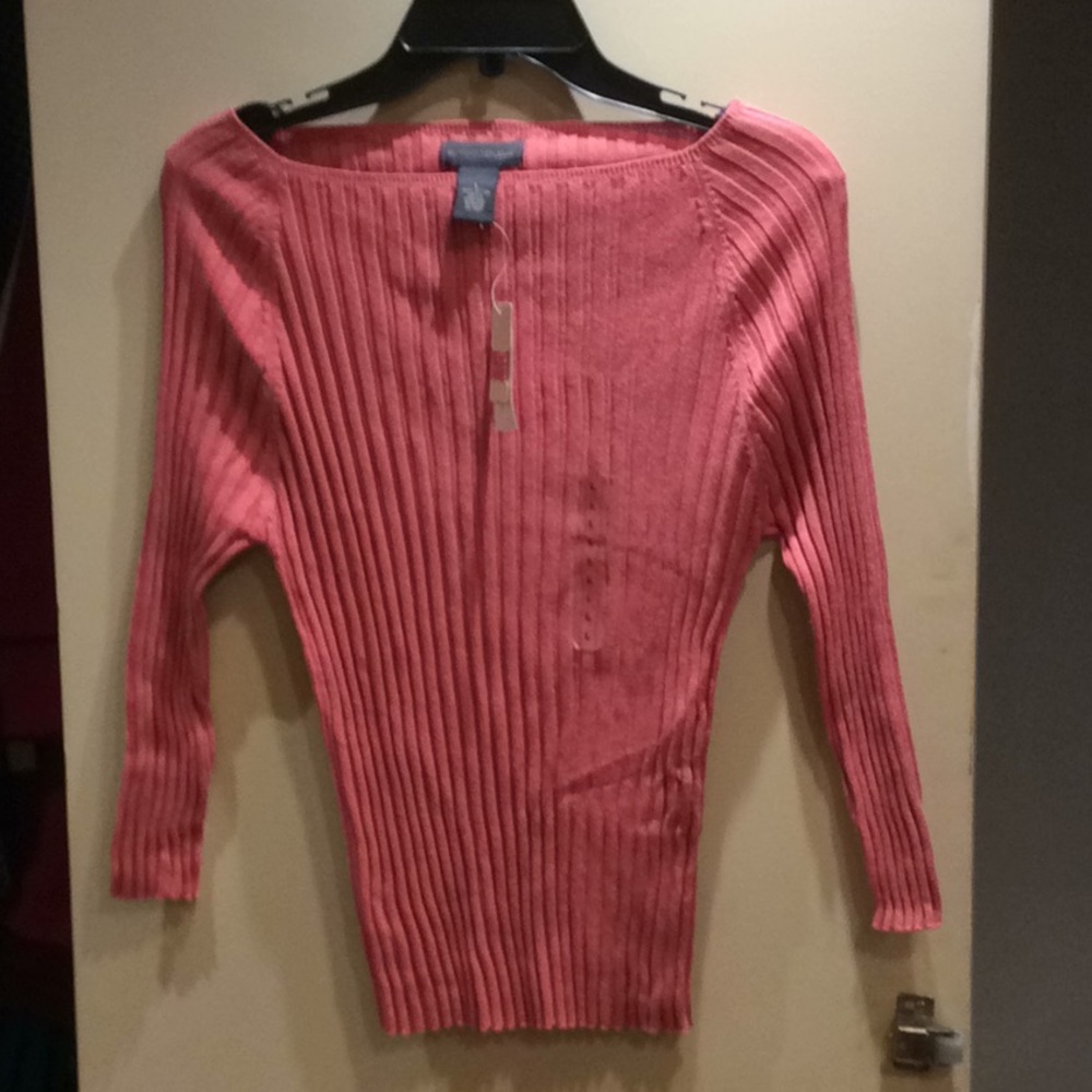 Banana Republic cotton sweater blouse Sz L